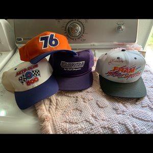 Set of 4 Vintage caps